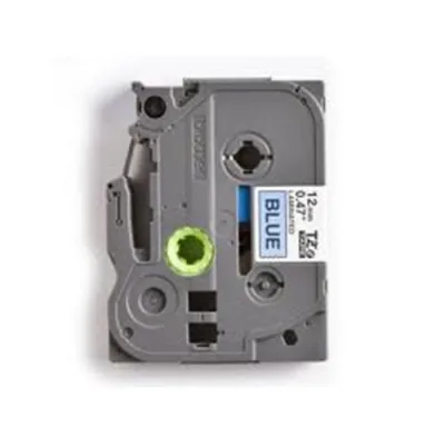 Brother TZE531 Nastro per Etichettatrice Laminato 12mm Colore Blu Stampa Black