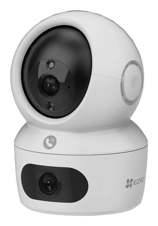 Ezviz H7C Telecamera da Interno Motorizzata con Doppio Obiettivo 4MP.WI-Fi 6 Dual Band 2.4 + 5 GHz + Ethernet