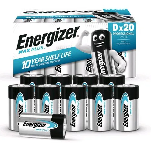 Energizer Max Plus Batterie D Torcia 1.5 V Conf 20 Pz.