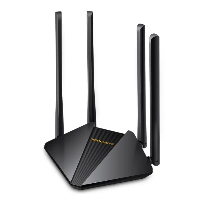 Mercusys MR30G Router Ethernet AC1200 Wi-Fi Dual Band 1XWAN 2XGLAN Mu-Mimo Supporto Iptv IPV6 4 Antenne Esterne a 5DBI WPS Black