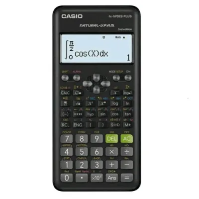 Casio FX-570ES Plus 2 Wetv Calcolatrice Scientifica 417 Funzioni Display Naturale