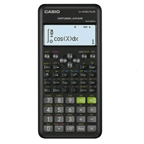 Casio FX-570ES Plus 2 Wetv Calcolatrice Scientifica 417 Funzioni Display Naturale