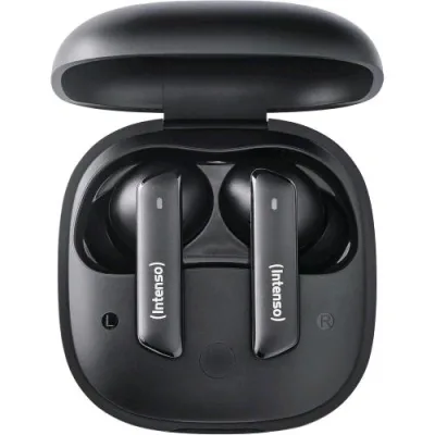 Intenso Buds Pro T510HAE Cuffie Auricolari Stereo in-Ear True Wireless Bluetooth con Cancellazione Attiva del Rumore Enc IPX4 Chiamate e Musica USB-C Nero