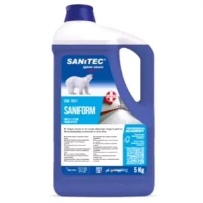 Sanitec Saniform Detergente Multisuperfice Brezza Polare Flacone da 5kg Conf 2 Pz.