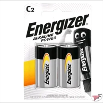 Energizer Power Batteria Alkalina Mezza Torcia C LR14 1.5 V Conf 2 Pz.