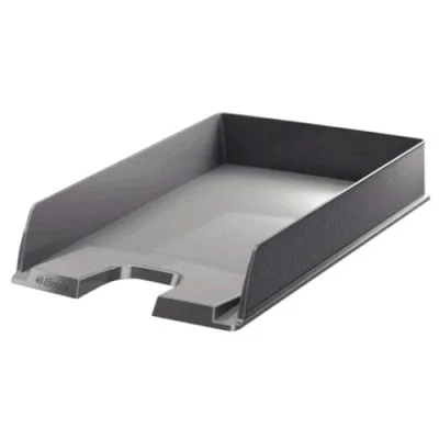 Esselte Europost Vaschetta Portacorrispondenza in PS Riciclabile MM 61X350X244 A4 Colore Grigio Scuro