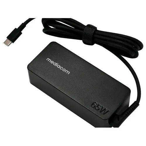 Mediacom MD-A180 Charger 65W Alimentatore Automatico Type-C per Notebook/Smatphone/Tablet 5V/9V/12V/15V/20V 3.25 A 65 W
