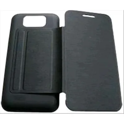 NGM Flip Cover Maxi Cover in Similpelle Nera con Flip Anteriore Dynamic Maxy