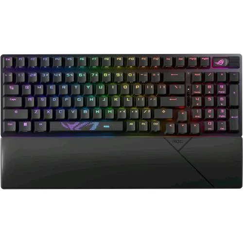 ASUS Rog Strix Scope II 96 Tastiera Meccanica Gaming Wireless Abs Switch Rog RX Red Sostituibili Illuminazione RGB Layout Italiano Nero