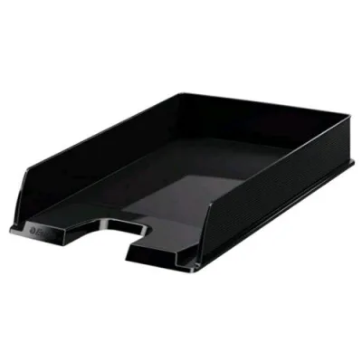 Esselte Europost Vaschetta Portacorrispondenza in PS Riciclabile MM 61X350X244 A4 Colore Nero