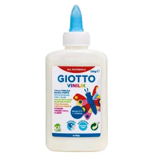 Giotto Vinilik Colla Vinilica Flacone da 120 g Bianco Conf 12 Pz.