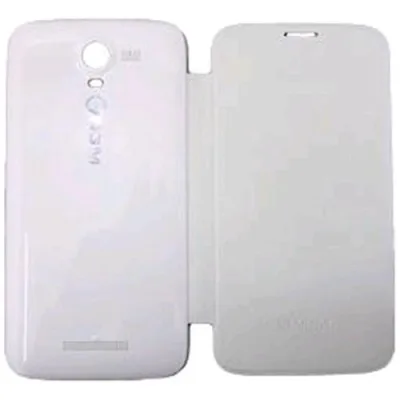 NGM Flip Cover Wide Cover in Similpelle Bianca con Flip Anteriore Dynamic Wide
