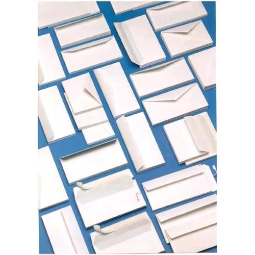 Blasetti Buste di Carta Senza Finestra con Strip 110X230 mm 80 g Col. Bianco Conf 500 Pz.
