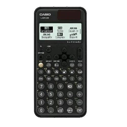 Casio FX-991EX Calcolatrice Scientifica 540 Funzioni 12 Cifre Nero