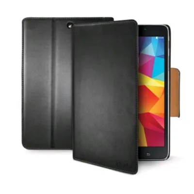 Celly Galaxy Tab 4 8.0 Custodia in Ecopelle Colore Nero