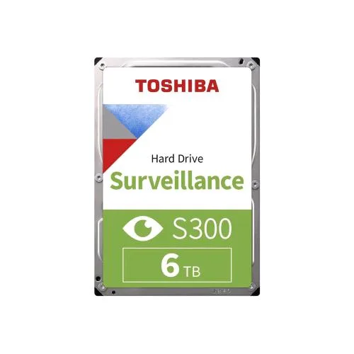 Toshiba S300 Surveillance HDD 6 TB Interno 3.5" SATA III Buffer 256MB 5.400RPM