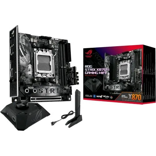 ASUS Rog Strix X870-I Gaming Wi-Fi 7 AMD X870 AM5 Mini Itx - 2 x DDR5 - 2 x M.2 -2 x SATA III