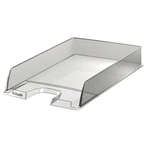 Esselte Europost Vaschetta Portacorrispondenza in PS Riciclabile MM 61X350X244 A4 Colore Trasparente