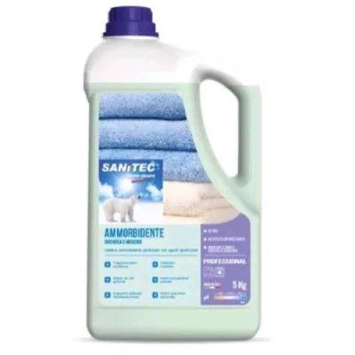 Sanitec Softdet Ammorbidente Orchidea e Muschio Flacone da 5 kg Conf 2 Pz.