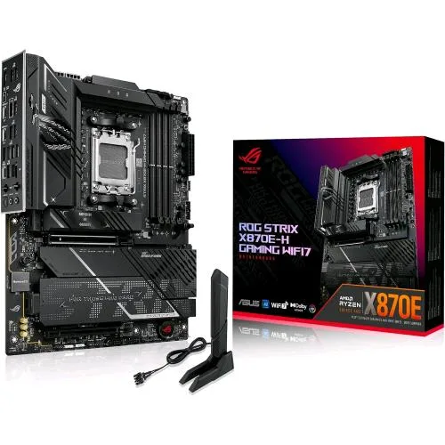 ASUS Rog Strix X870E-H Gaming Wi-Fi 7 AMD X870E Socket AM5 4 x DDR5 ATX