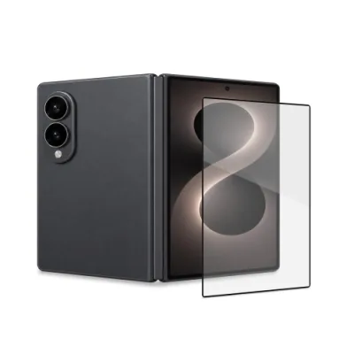 Celly Galaxy Z Fold 8 Full Glass Proteggi Schermo in Vetro Temperato con Bordo Nero