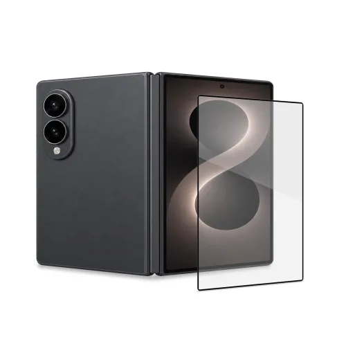 Celly Galaxy Z Fold 8 Full Glass Proteggi Schermo in Vetro Temperato con Bordo Nero