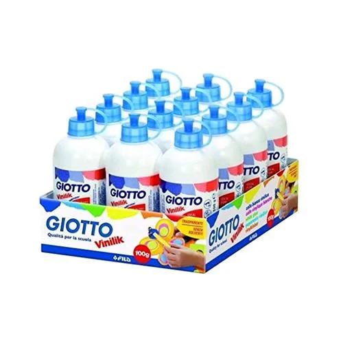 Giotto Vinilik Flacone Colla Vinilica 100g Conf. 12 Pz.