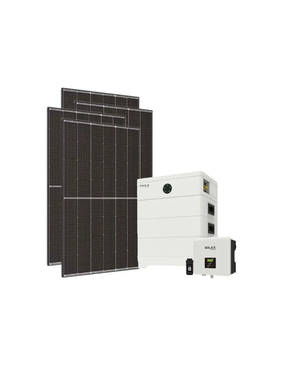Kit fotovoltaico monofase 8100W inverter 7.5kW batteria al litio 10.8KWh TP-HS36 Solax Power