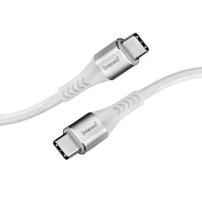 Intenso Cavo Dati Ricarica USB-C Maschio-Maschio Quick Charghe 60 W 1.5 m Bianco