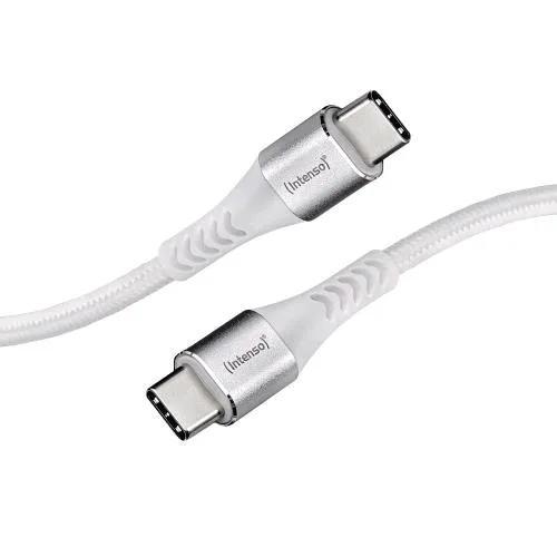 Intenso Cavo Dati Ricarica USB-C Maschio-Maschio Quick Charghe 60 W 1.5 m Bianco