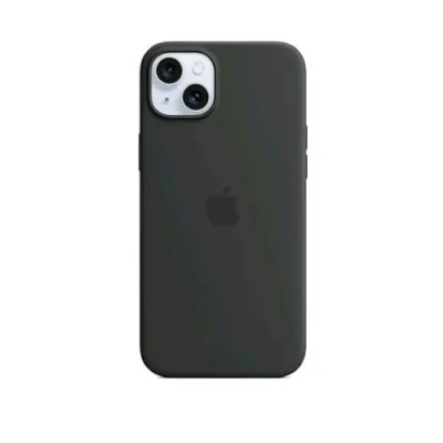 Apple iPHONE 15 Plus Custodia Magsafe in Silicone Black