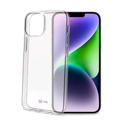 Celly Gelskin Apple iPHONE 14 Plus Cover in Tpu Anti Shock Trasparente