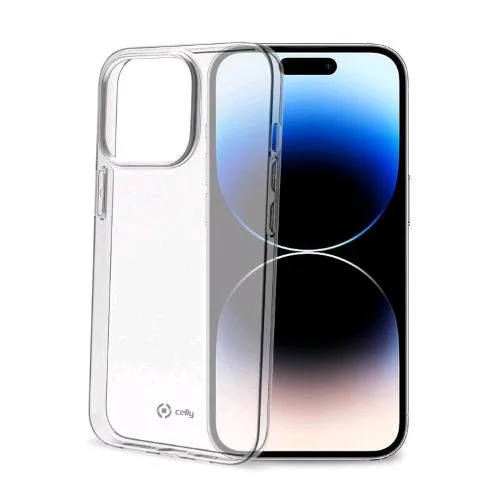 Celly Gelskin Apple iPHONE 14 Pro Cover in Tpu Anti Shock Trasparente