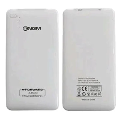 NGM Forward Power Bank 4200 Dispositivo USB con una Batteria Ricaricabile Agli Ioni di Litio Incorporata da 4200MAH.
