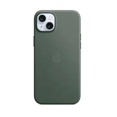 Apple iPHONE 15 Plus Custodia Magsafe in Silicone Evergreen