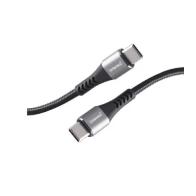 Intenso Cavo Intrecciato Dati Ricarica USB-C Maschio Maschio 1000 W 5A Quick Charge 3.0 2 m Nero
