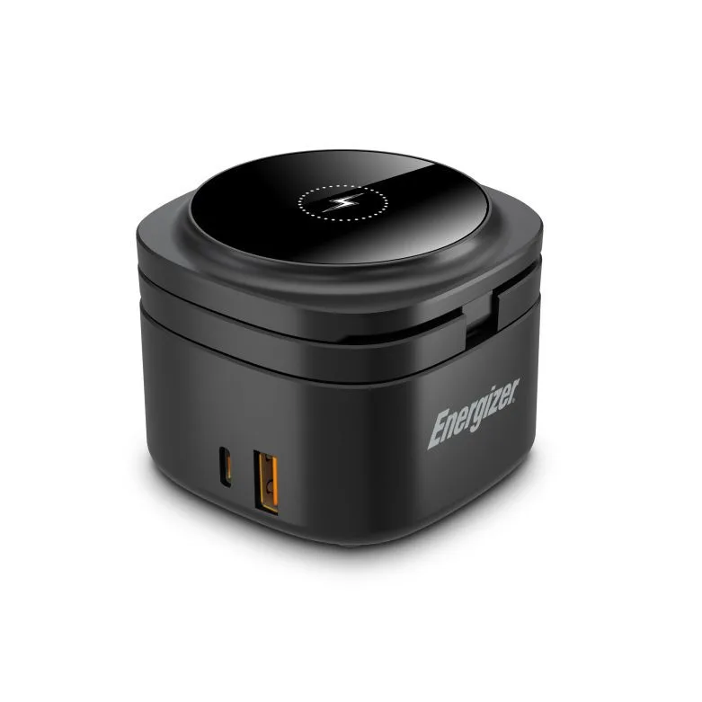 CARICATORE WIFI 4 IN 1 ENERGIZER STAND NERO PS USBC MAGNETIC