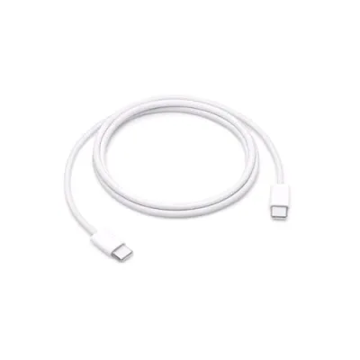 Apple Cavo di Ricarica Intrecciato USB-C a USB-C Maschio-Maschio 60 W 1 m Bianco