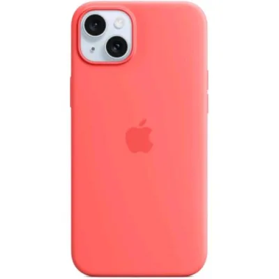 Apple iPHONE 15 Plus Custodia Magsafe in Silicone Guava