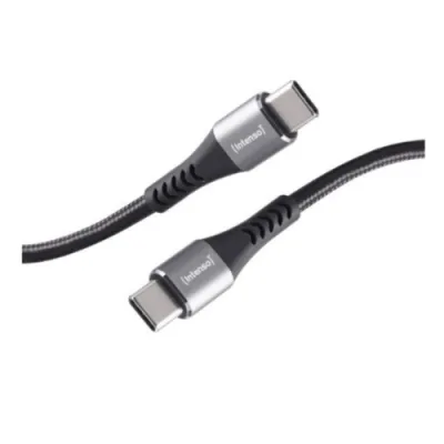 Intenso Cavo Intrecciato Dati Ricarica USB-C Maschio Maschio 240 W 5A Quick Charge 3.0 2 m Nero