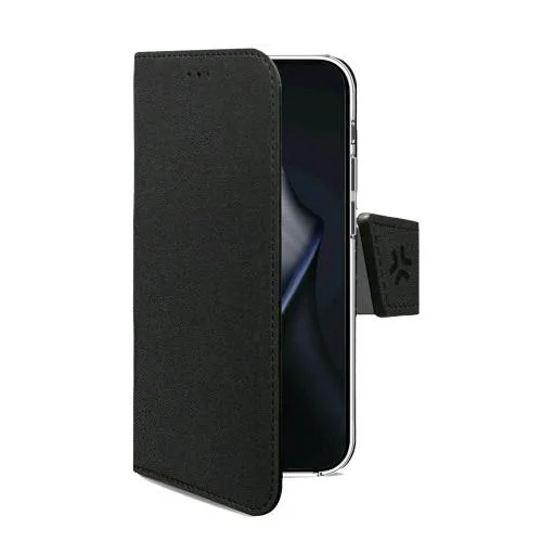 Celly Xiaomi 15T Custodia a Libro in Similpelle Funzione Stand Integrata Taschine Interne Portadocumenti Nero