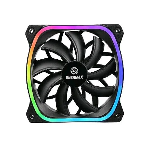 Enermax Squa RGB Ventola per Computer 12cm 1.500 Giri/Min 4 Pin Nero