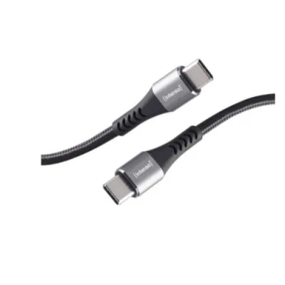Intenso Cavo Intrecciato Dati Ricarica USB-C Maschio Maschio 60 W 3A Quick Charge 3.0 1 m Nero