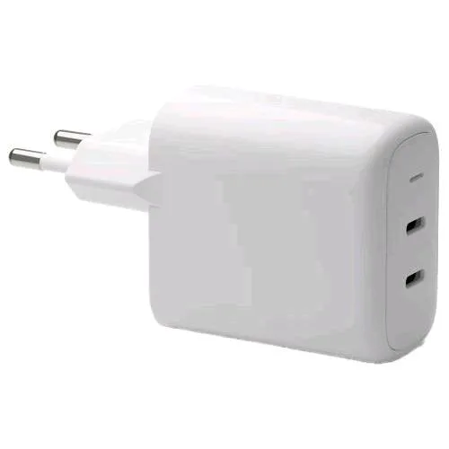 DBRAMANTE 1928 Wall Charger Caricabatterie da Rete 2 x USB-C 45 W Bianco