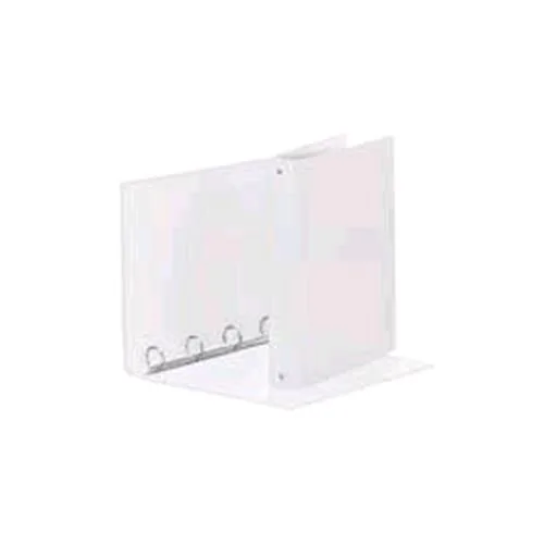 Esselte Meeting Raccoglitore 4 Anelli da 30 mm in Cartoncino Plastificato CM 22X30X4 A4 Bianco