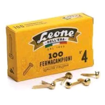 Leone Dell'Era Fermacampioni Ottonati N4 Conf 10 x 100 Pz.