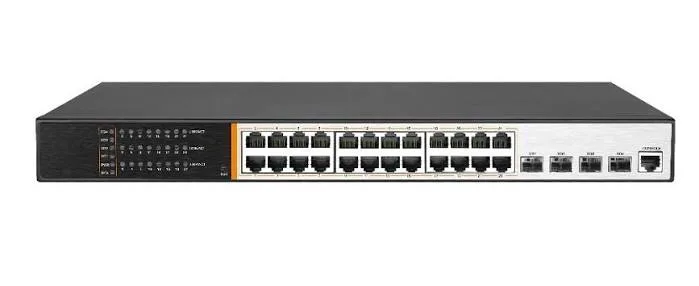SWITCH 24P GIGABIT POE 2SFP POE 400W