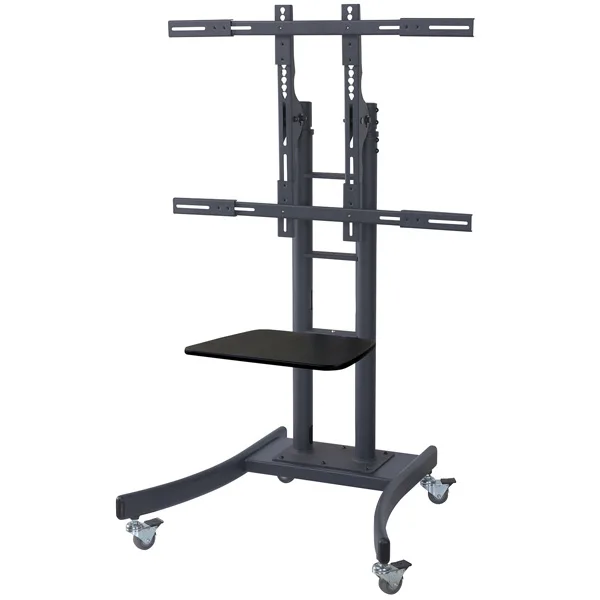 STAFFA PAVIMENTO PER TV 37-100 LOAD 125KG 800X600 PIANO E RUOTE