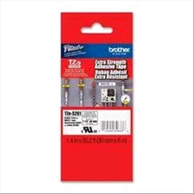 Brother TZES261 Nastro 36mm x 8m Adesivo Colore Bianco Stampa Nero