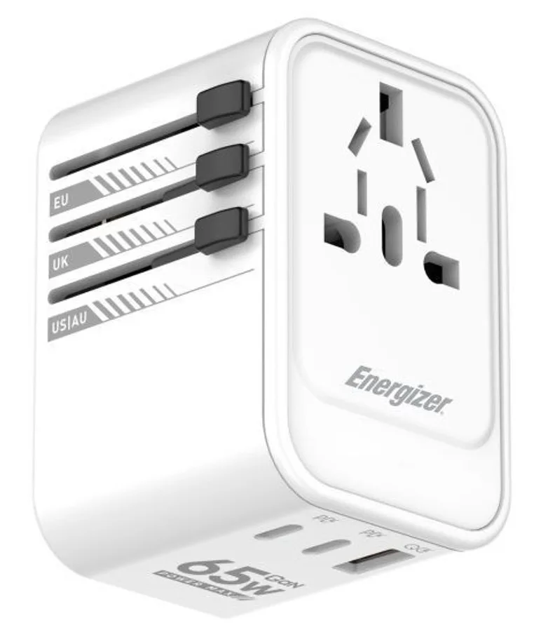 PRESA DA VIAGGIO INTERNAZ.PD65W 2 USB C 1 X USB A TRAVEL PLUG